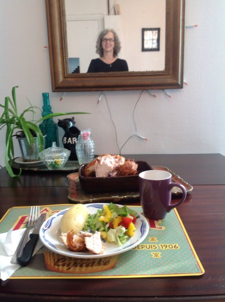 My first meal in Paris.