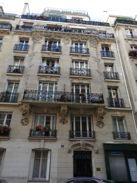 Carvings on Paris Building
